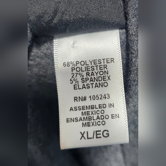 Bobeau Cardigan Women's XL One Button Long Sleeve Asymmetrical Wrap Solid Grey - Picture 13 of 15